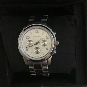Emporia men’s watch stainless steel * needs battery new never worn